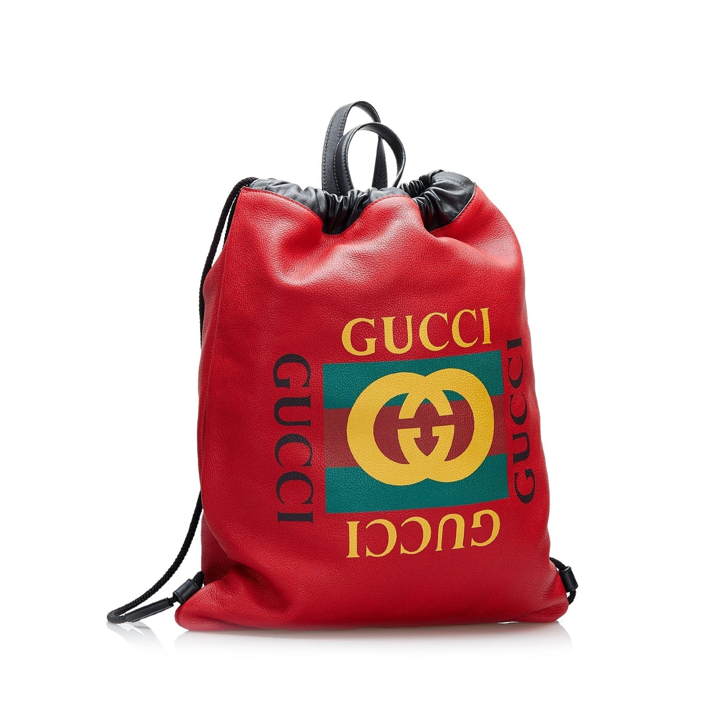 Gucci Logo Drawstring Backpack