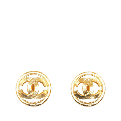 CHANEL CC Clip On Earrings Costume Earrings