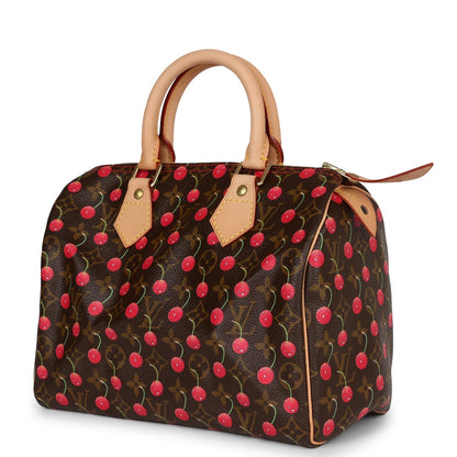 Vintage Louis Vuitton Cherry Cerises Monogram Speedy 25