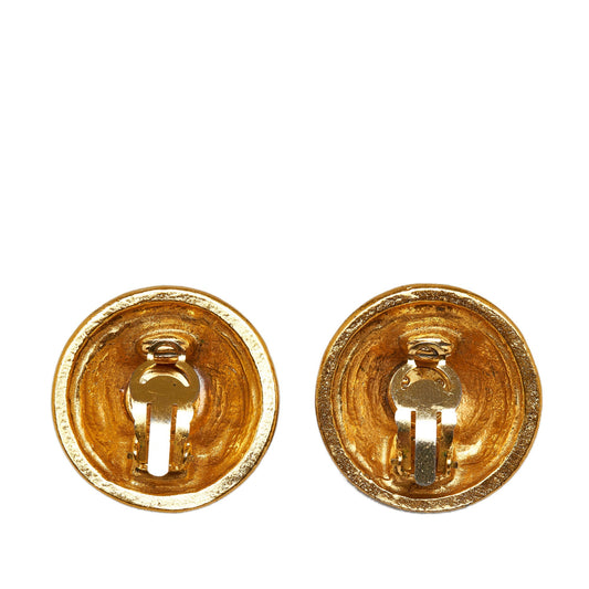 CHANEL CC Clip-on Earrings Costume Earrings