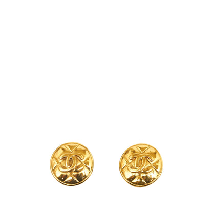 CHANEL CC Clip On Earrings Costume Earrings