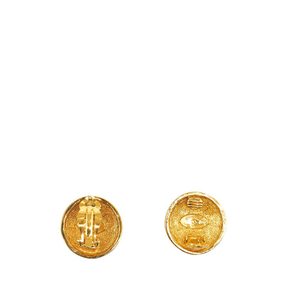 CHANEL CC Clip On Earrings Costume Earrings