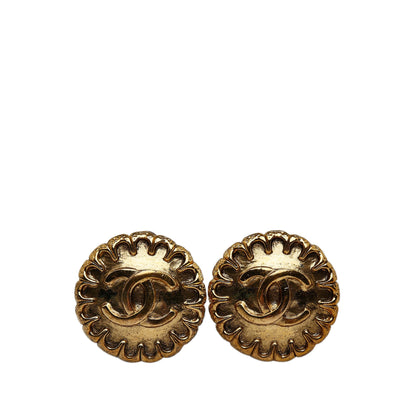 CHANEL CC Clip-on Earrings Costume Earrings