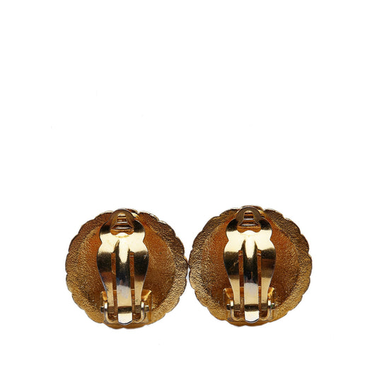 CHANEL CC Clip-on Earrings Costume Earrings