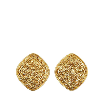 CHANEL CC Clip-on Earrings Costume Earrings