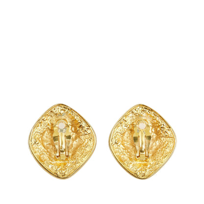 CHANEL CC Clip-on Earrings Costume Earrings