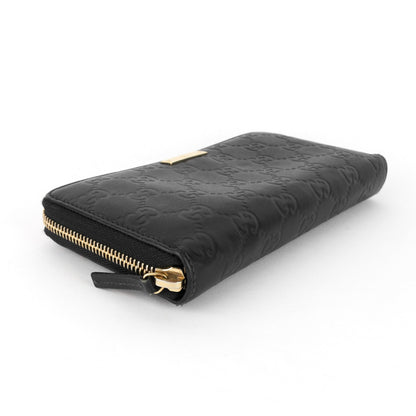 Zip Around Continental Guccissima Leather Wallet