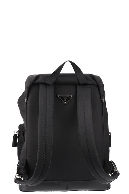 PRADA  Backpack Nylon Black with Silver