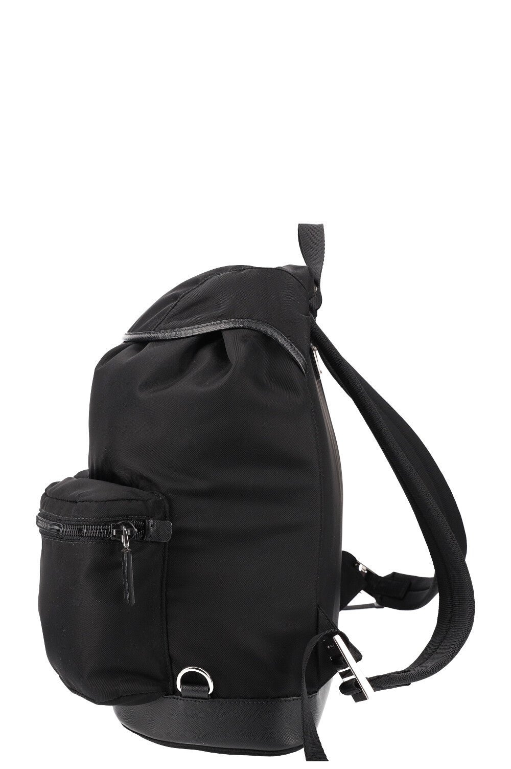 PRADA  Backpack Nylon Black with Silver