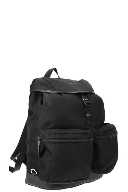 PRADA  Backpack Nylon Black with Silver