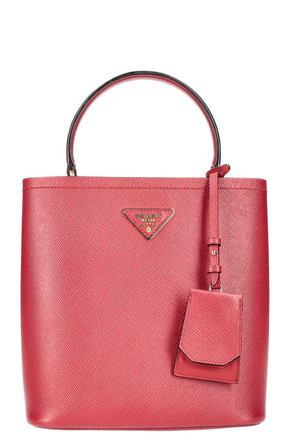 PRADA Panier Bag Saffiano Red