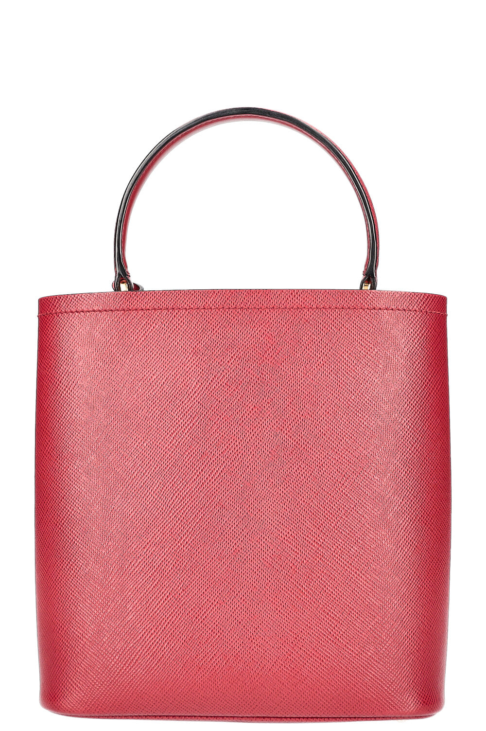 PRADA Panier Bag Saffiano Red