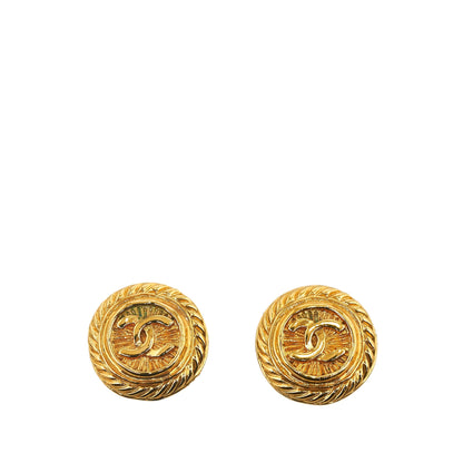 CHANEL CC Clip On Earrings Costume Earrings