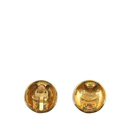 CHANEL CC Clip On Earrings Costume Earrings