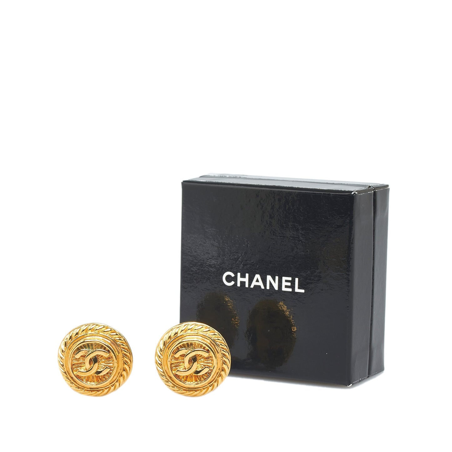 CHANEL CC Clip On Earrings Costume Earrings