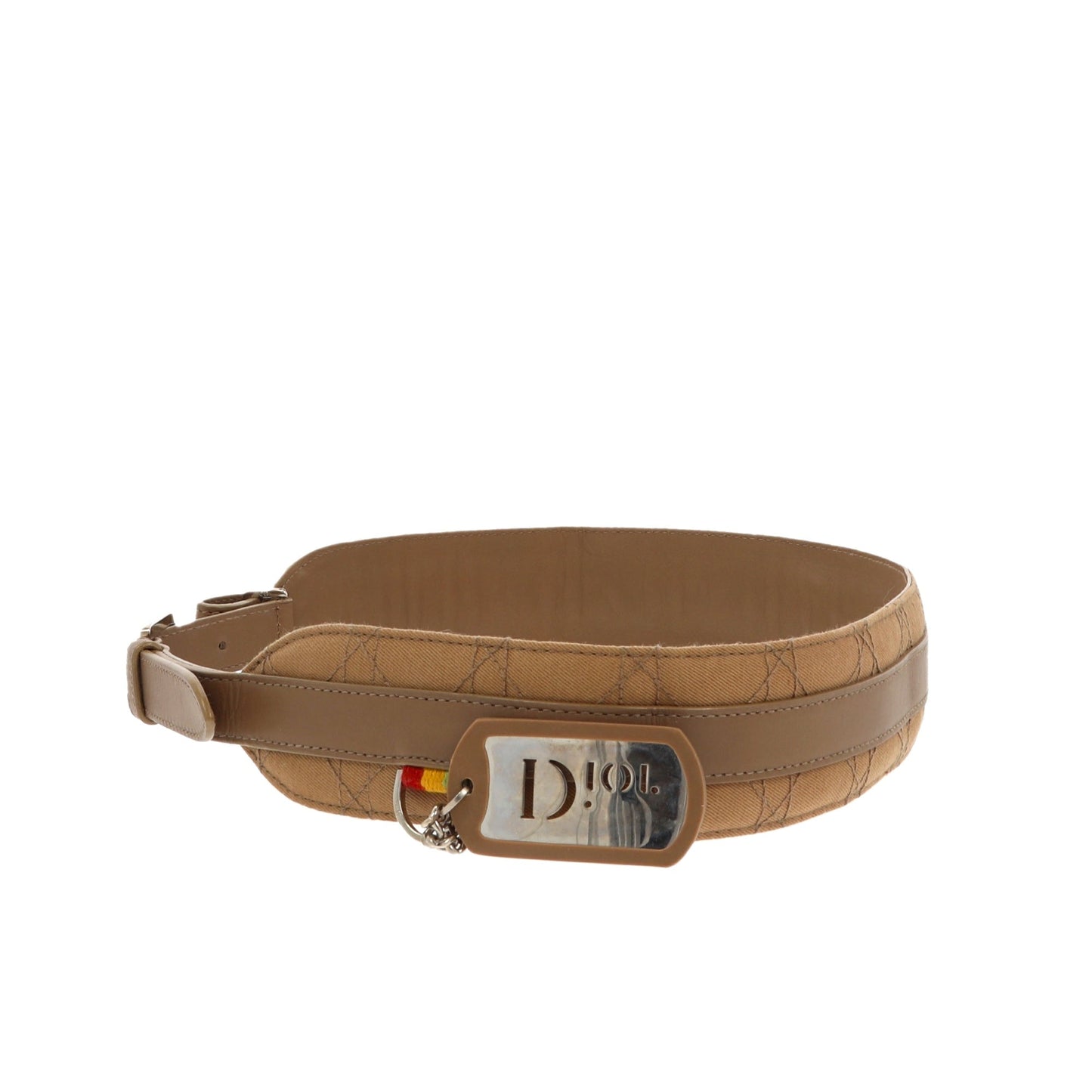 CHRISTIAN DIOR Belt in Brown Fabric