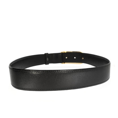 CHRISTIAN DIOR Belt in Black Leather