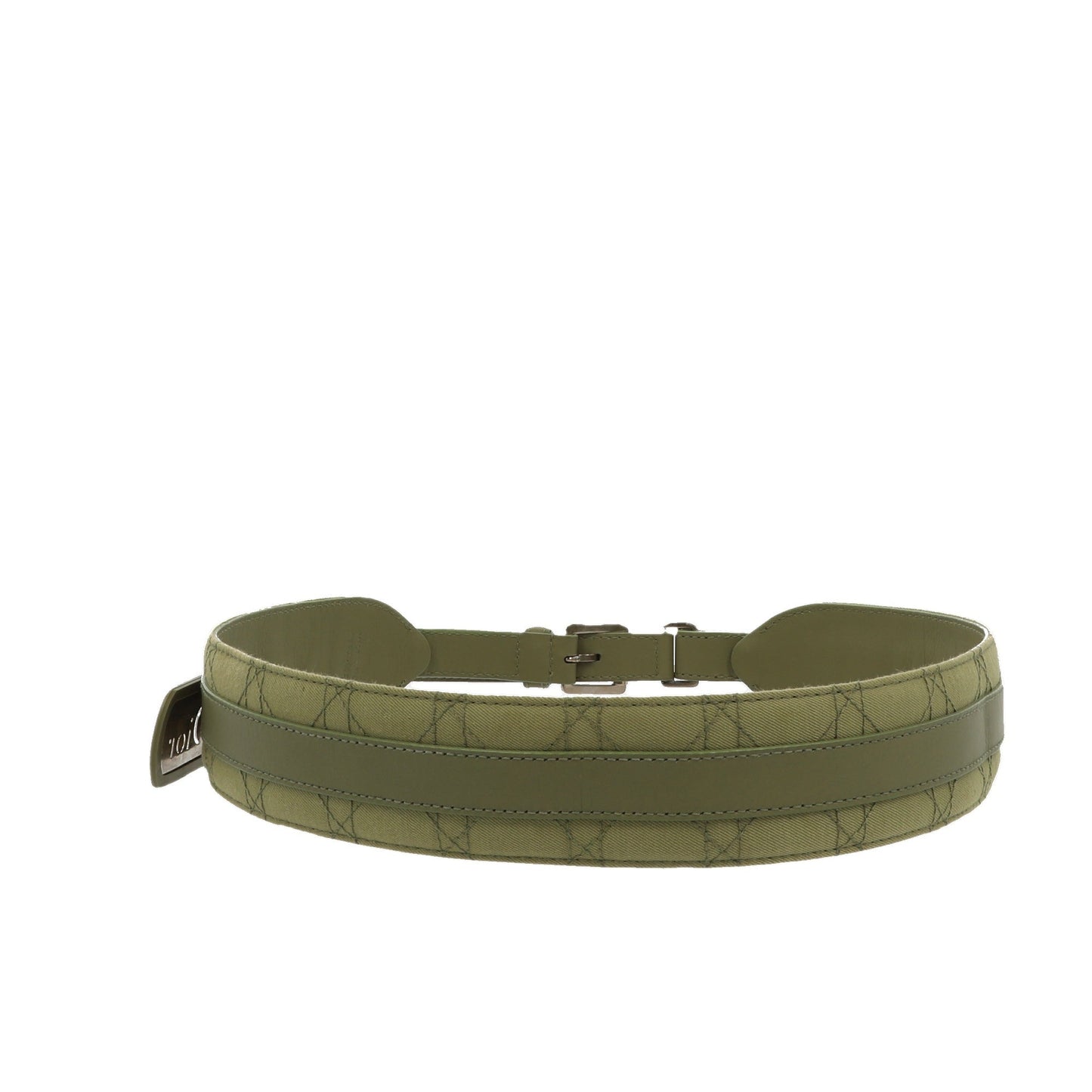 CHRISTIAN DIOR Belt in Green Fabric