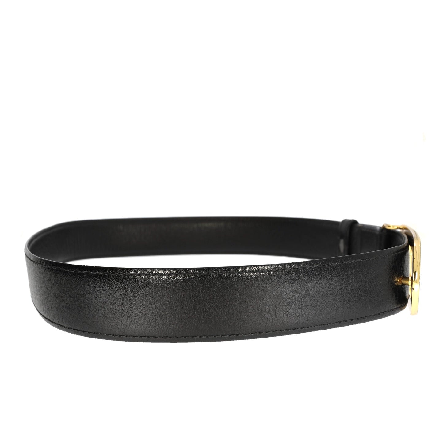 CHRISTIAN DIOR Belt in Black Leather