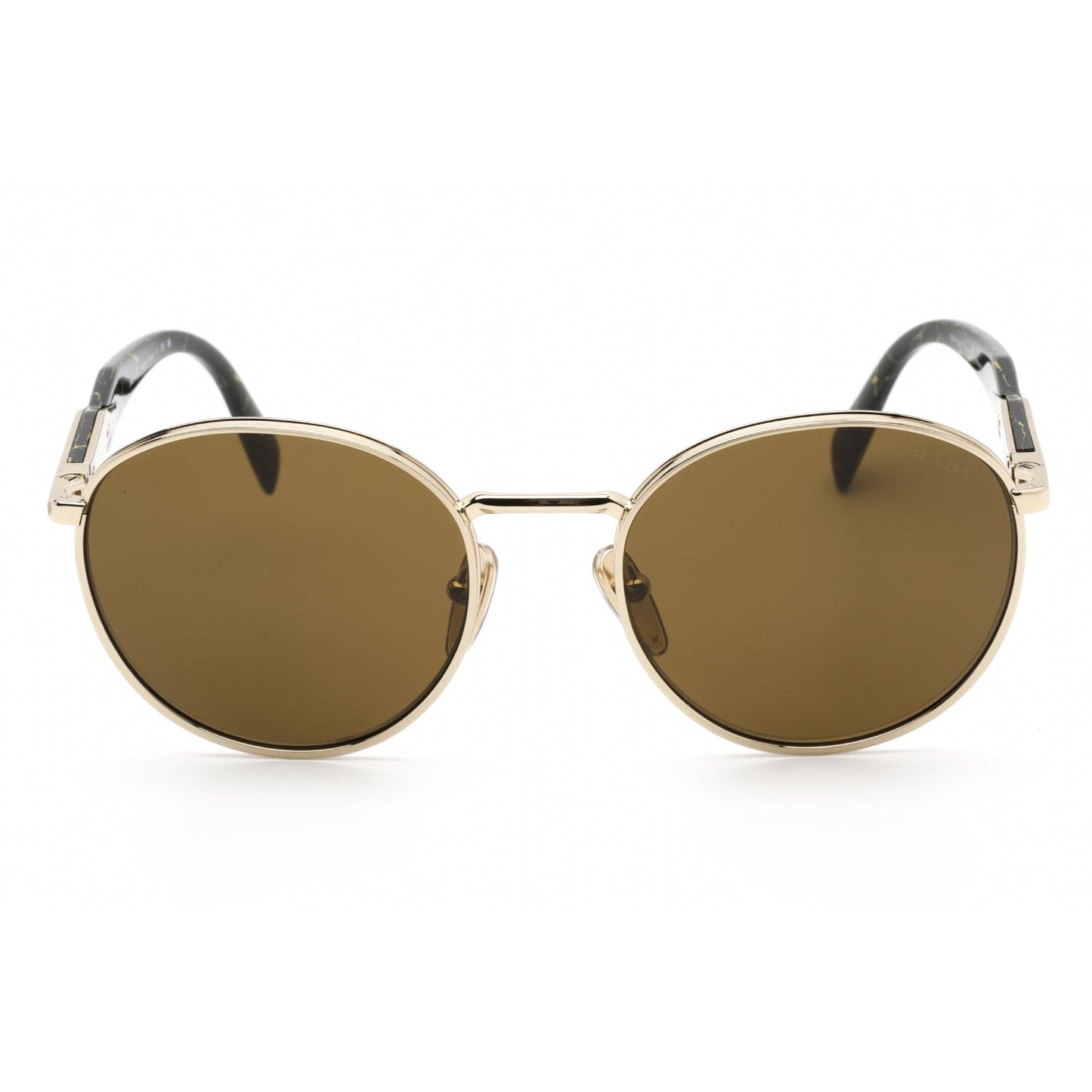 Prada   56ZS Sunglasses Gold / Brown Unisex