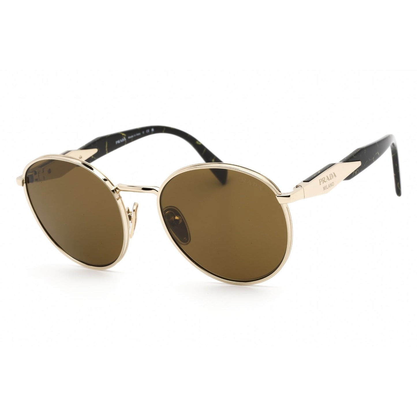 Prada 0PR 56ZS Sunglasses Gold / Brown Unisex-AmbrogioShoes