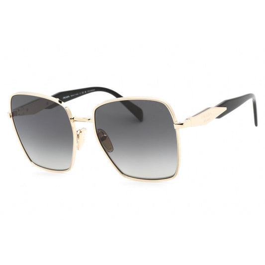 Prada 0PR 64ZS Sunglasses Pale Gold / Polarized Grey-AmbrogioShoes