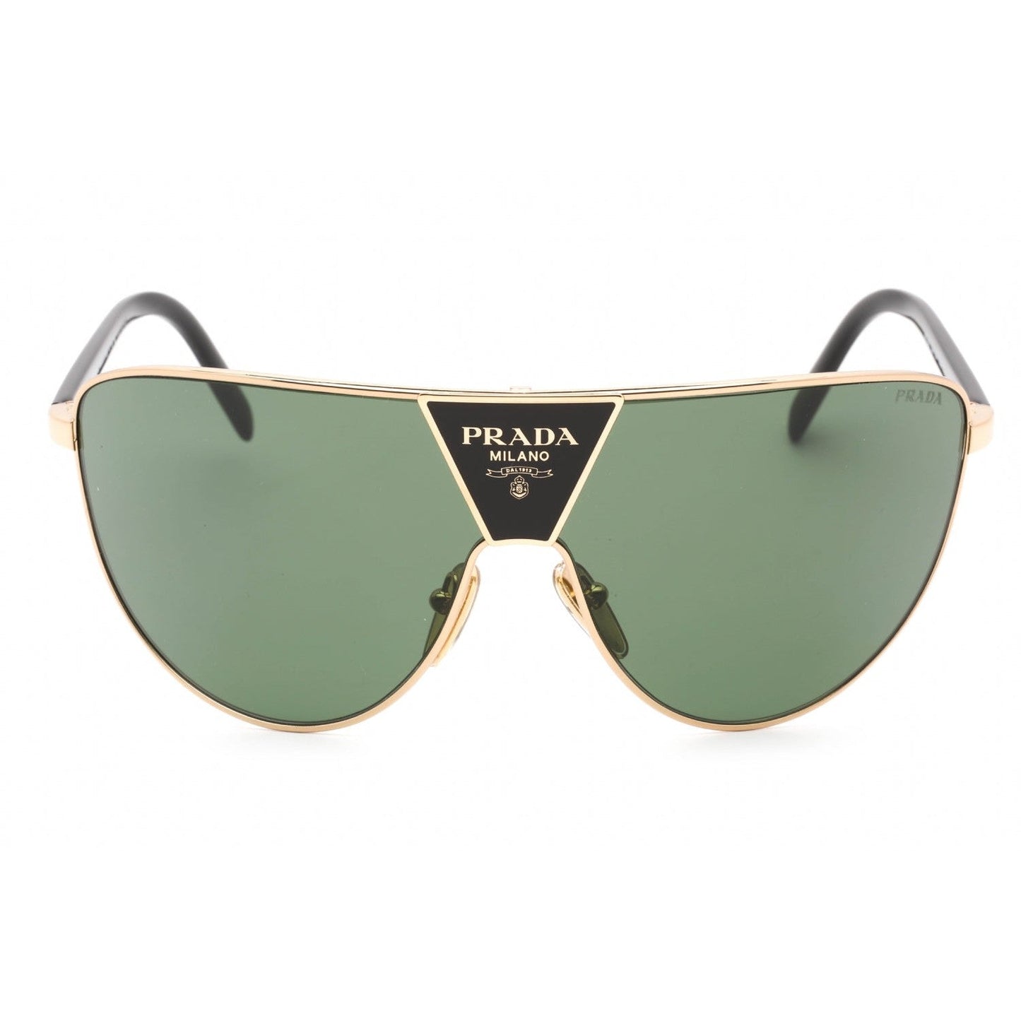 Prada   69ZS Sunglasses Gold Black/Green Unisex