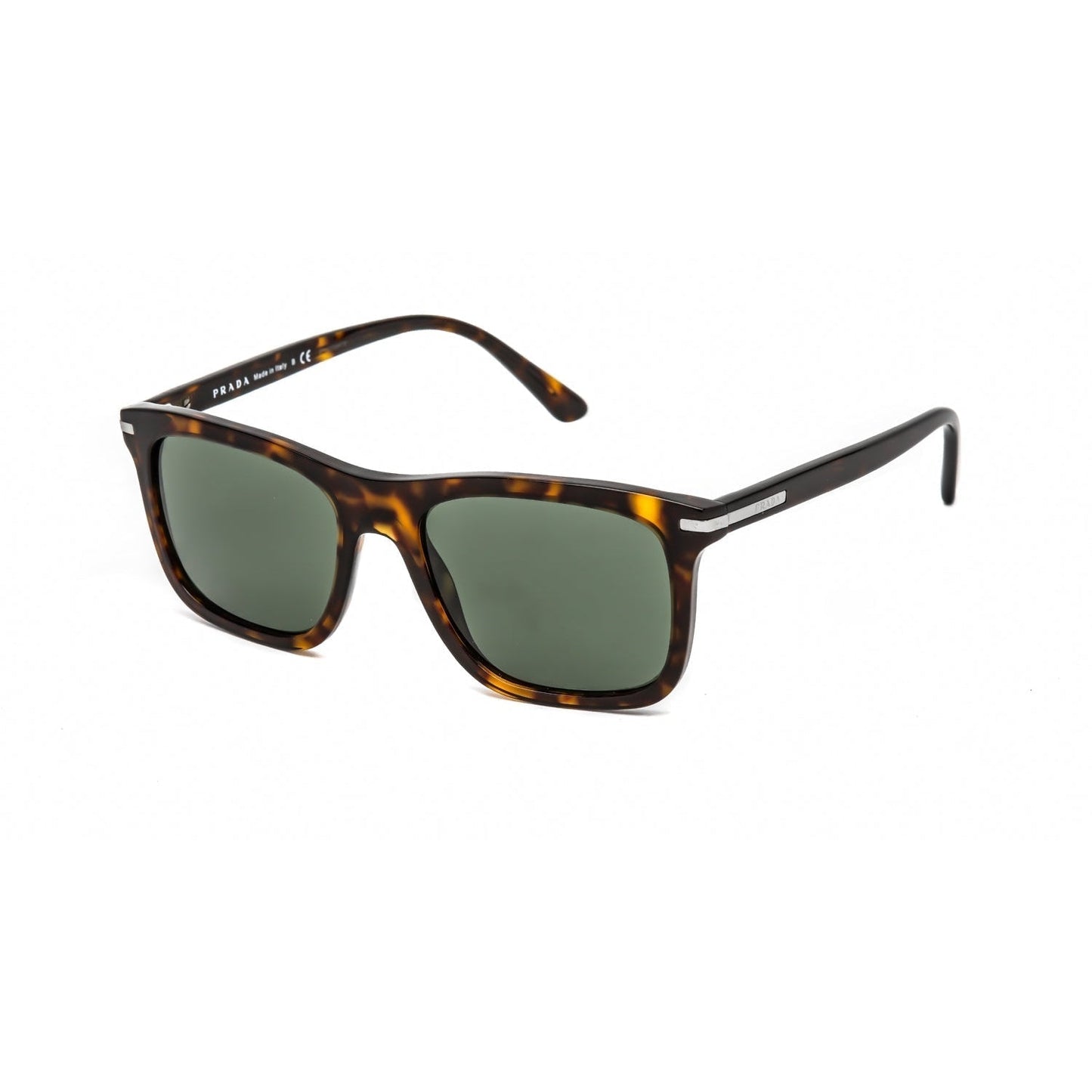 Prada PR 18WS Sunglasses Tortoise / Green-AmbrogioShoes