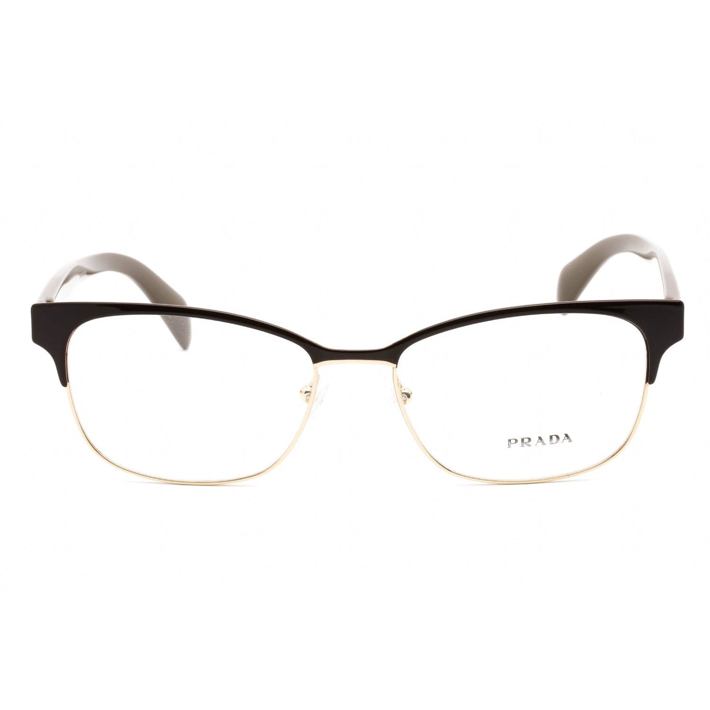 Prada PR65RV Eyeglasses Dark Brown / Clear Lens