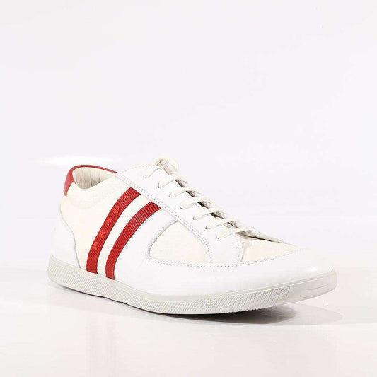 Prada Sports Men's Designer White/Red Sneakers 4E1806 (PRM43)