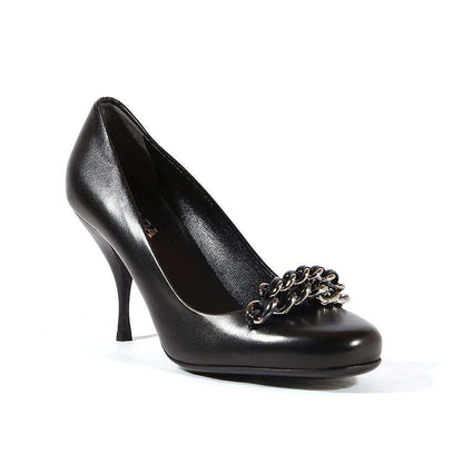 Prada shoes Black Pumps for women (PRW43)