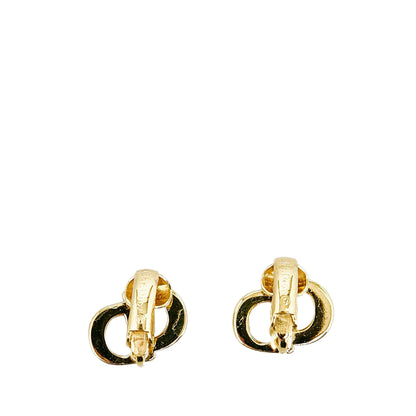 DIOR Gold-Tone Clip-On Earrings Costume Earrings