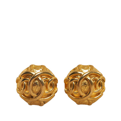 CHANEL CC Clip-on Earrings Costume Earrings