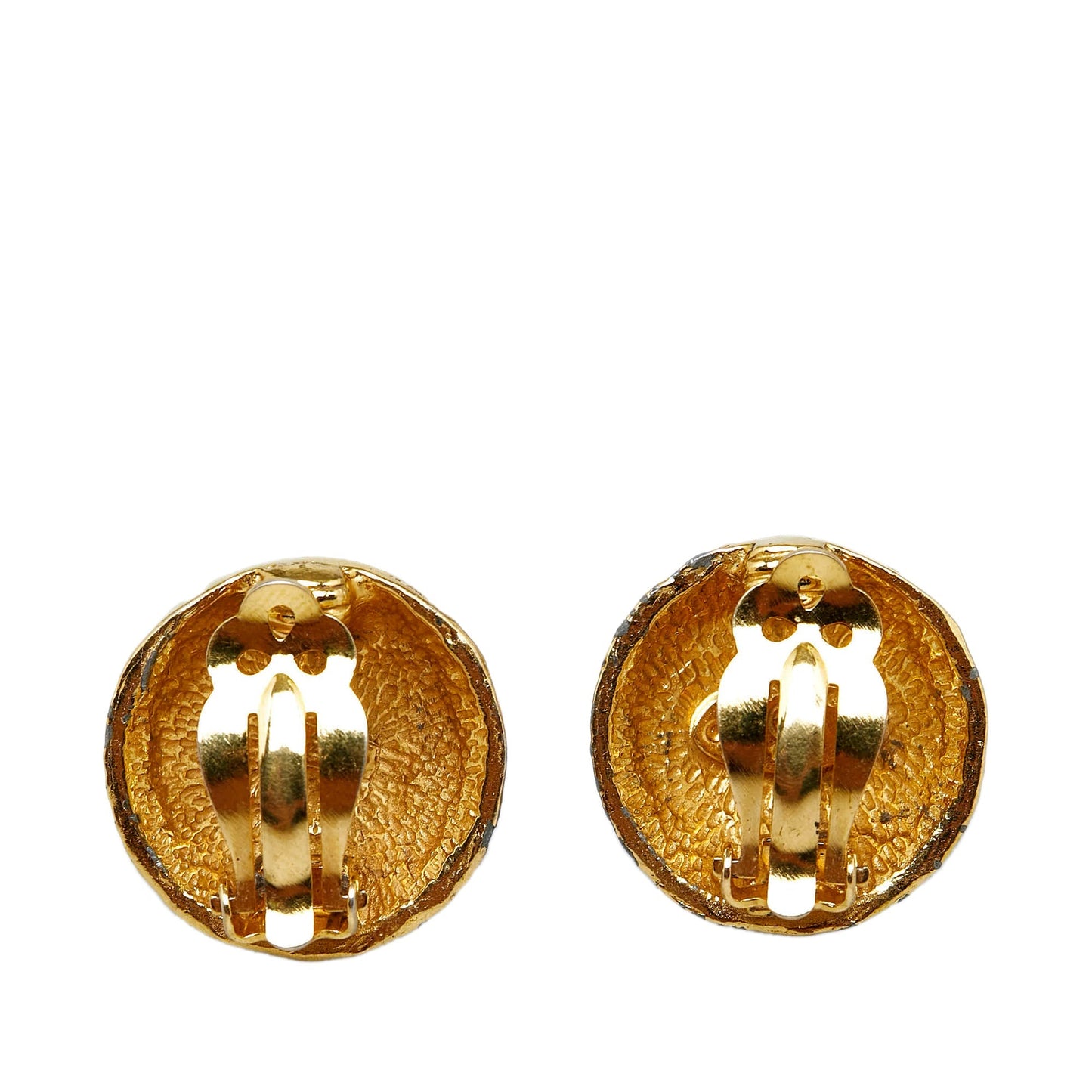 CHANEL CC Clip-on Earrings Costume Earrings