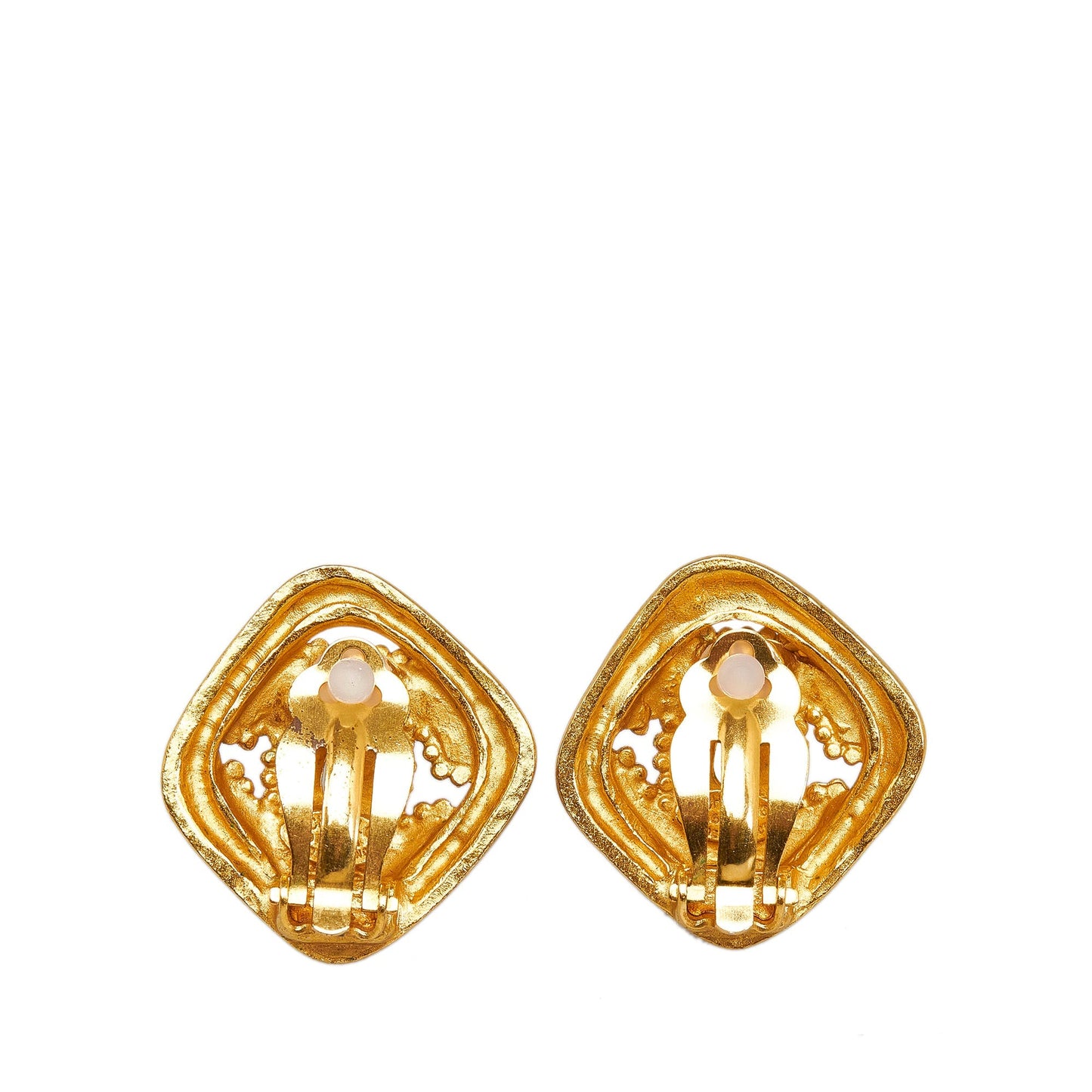 CHANEL CC Clip-on Earrings Costume Earrings