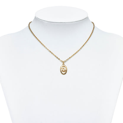 DIOR Gold-Tone Pendant Necklace Costume Necklace