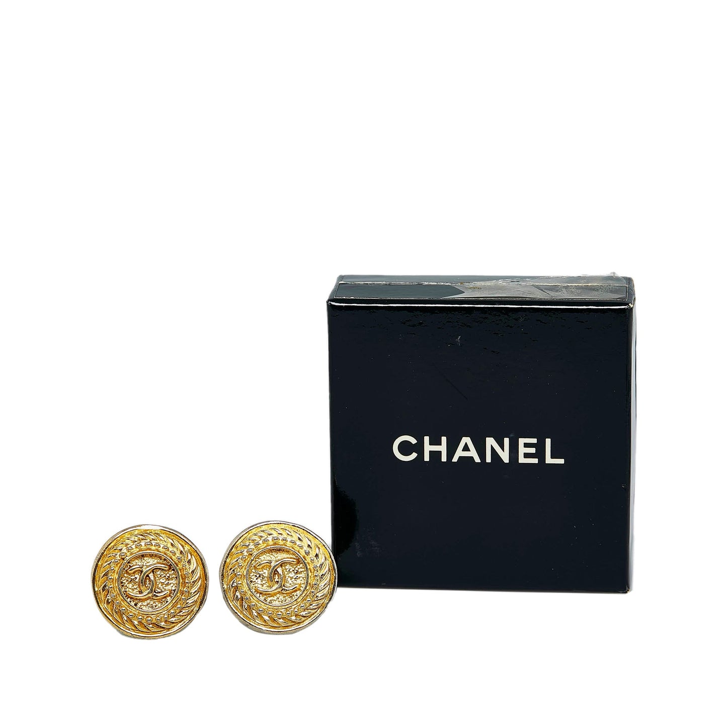 CHANEL CC Clip-on Earrings Costume Earrings