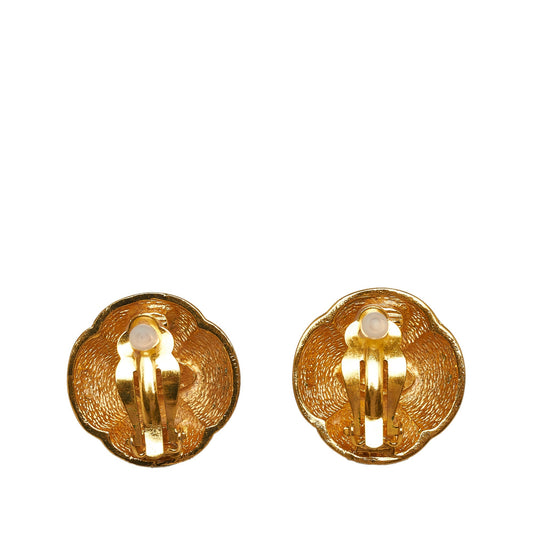 CHANEL CC Clip-on Earrings Costume Earrings