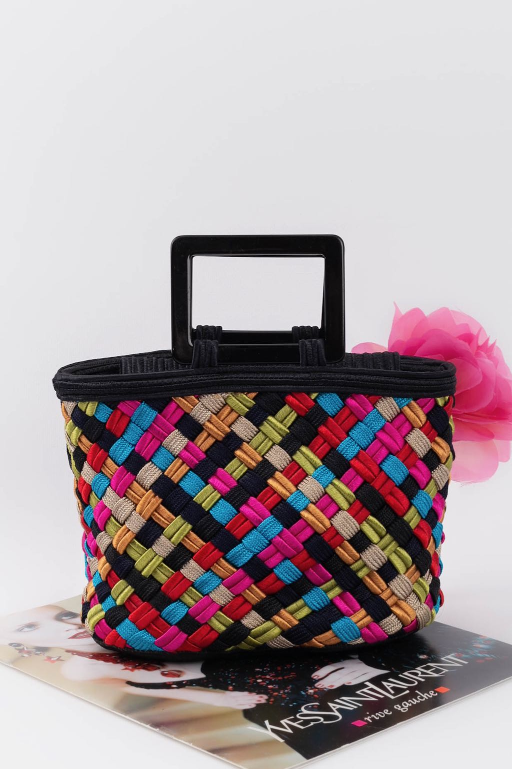 Sac en passementerie multicolore Yves Saint Laurent