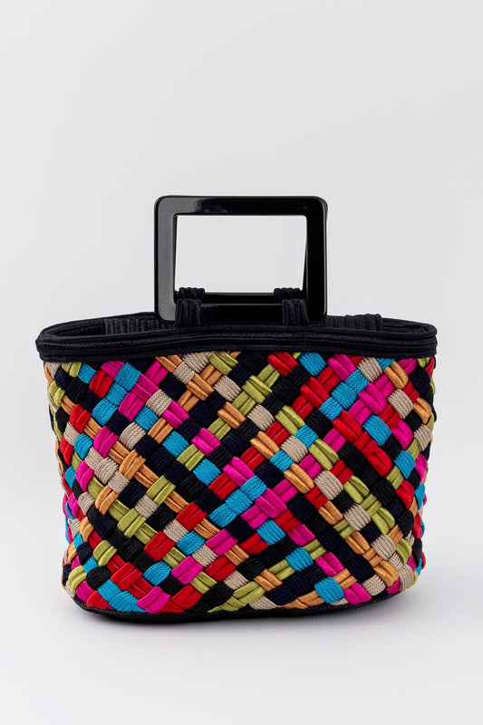 Sac en passementerie multicolore Yves Saint Laurent