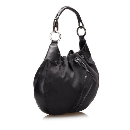 Gucci Nylon Drawstring Hobo Bag