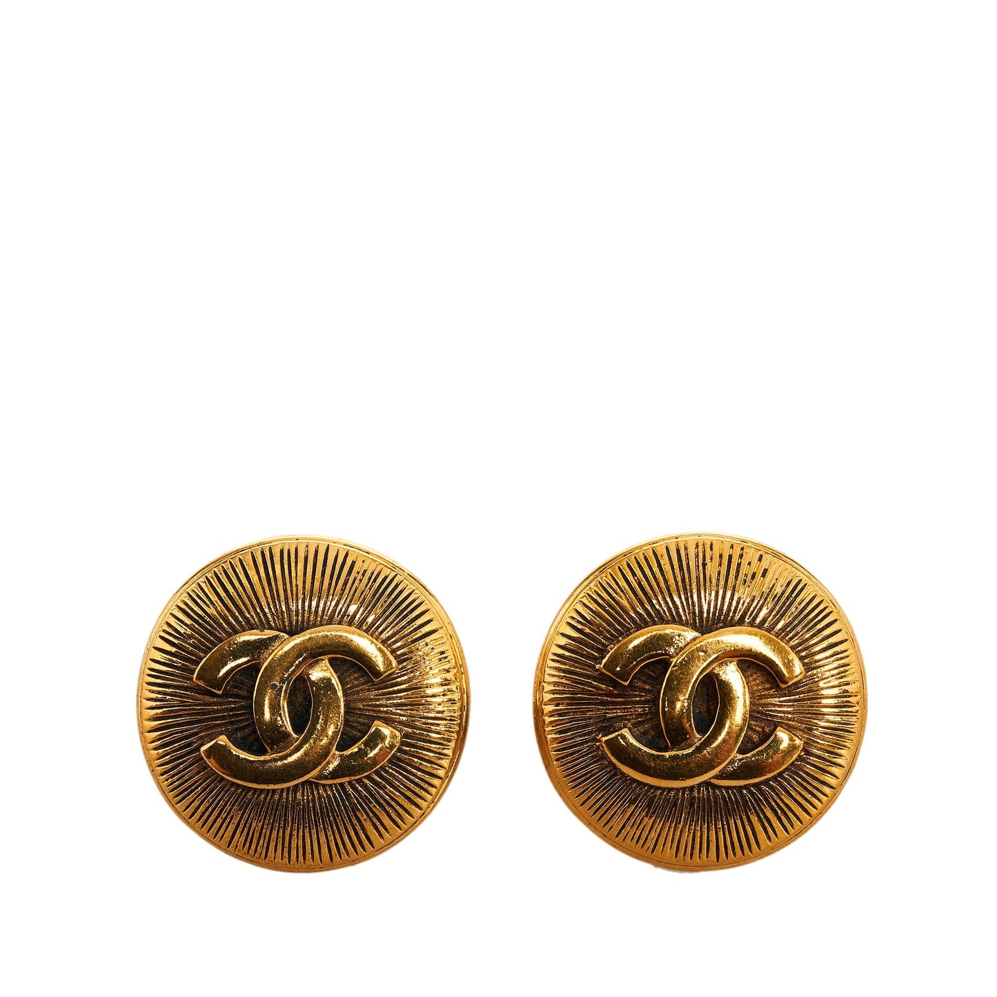 CHANEL CC Clip-on Earrings Costume Earrings