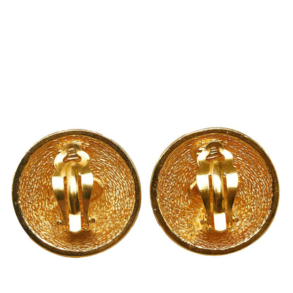 CHANEL CC Clip On Earrings Costume Earrings