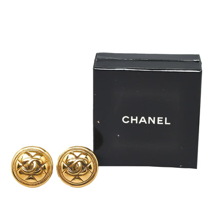 CHANEL CC Clip On Earrings Costume Earrings