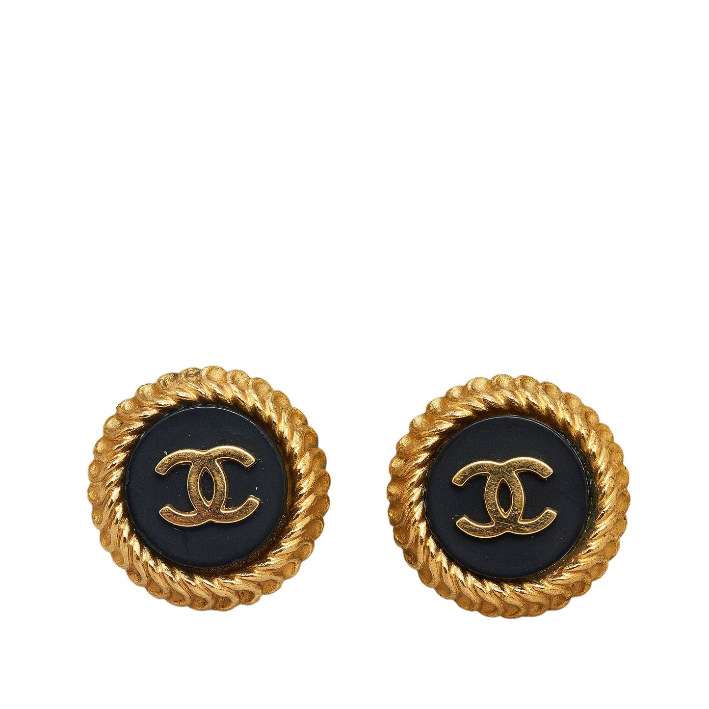 CHANEL CC Clip On Earrings Costume Earrings