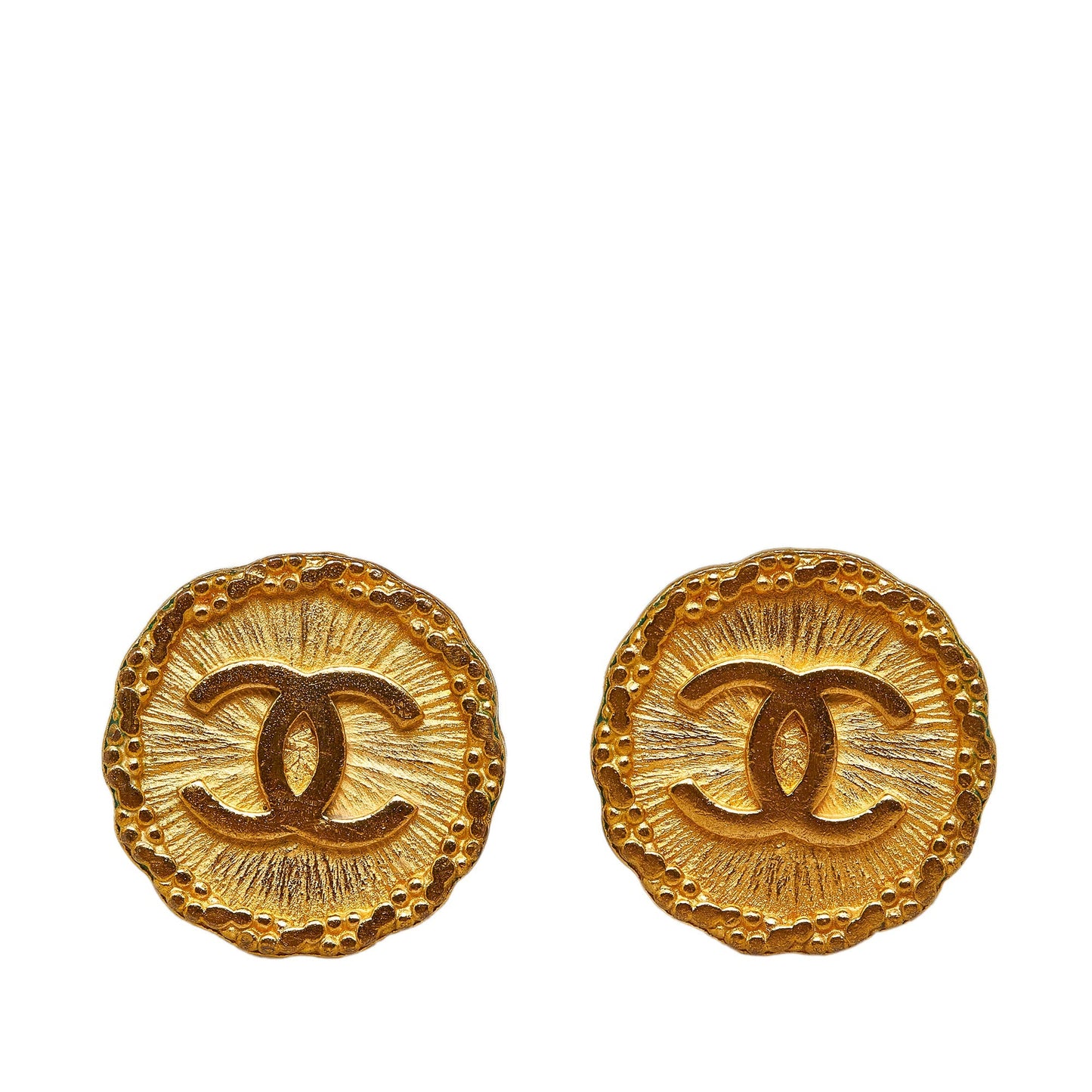 CHANEL CC Clip-on Earrings Costume Earrings