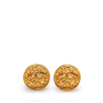 CHANEL CC Clip-on Earrings Costume Earrings