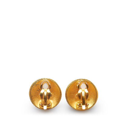 CHANEL CC Clip-on Earrings Costume Earrings