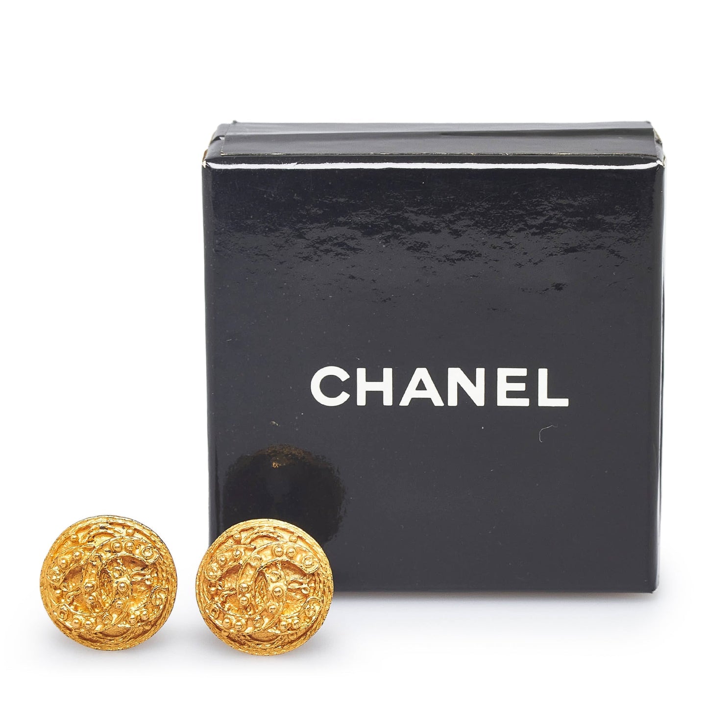 CHANEL CC Clip-on Earrings Costume Earrings