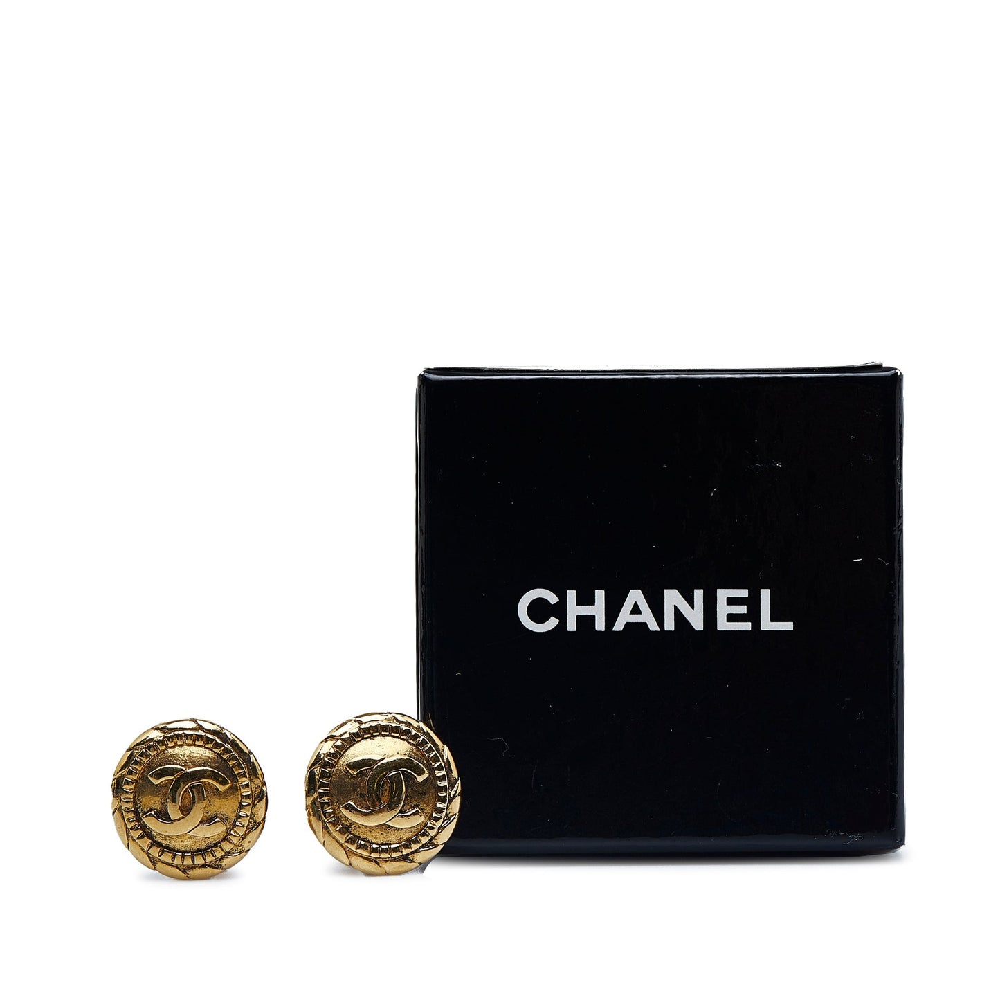 CHANEL CC Clip-on Earrings Costume Earrings